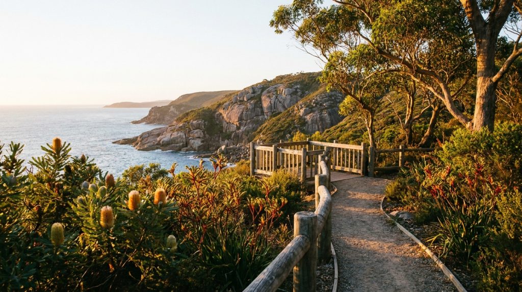 Natural landscape and walking trails near Albany, WA